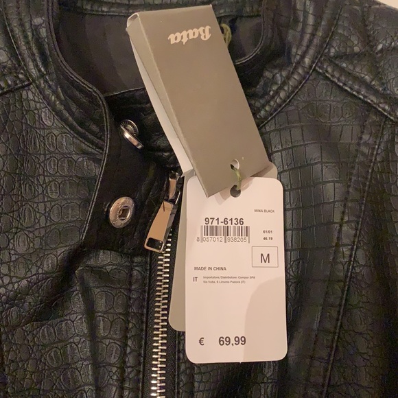 Black leatherette jacket - Picture 4 of 10